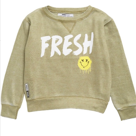 Vintage Havana Burnout Sweatshirt 3/4 NWT